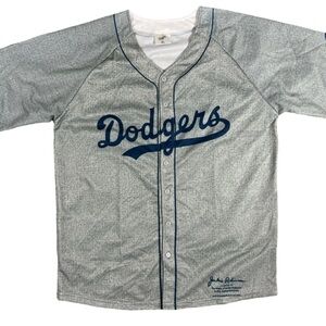 Dodgers Gray Baseball Shirt